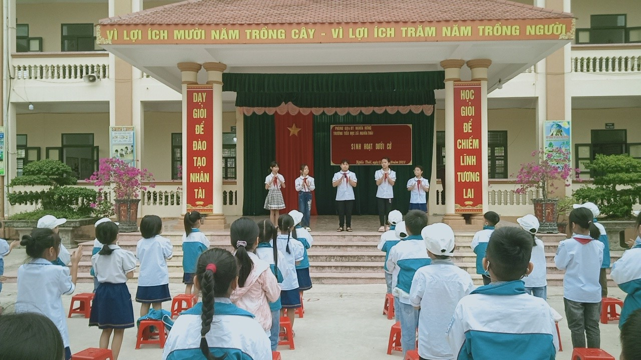 SINH HOẠT DƯỚI CỜ – HOẠT ĐỘNG ĐẦU TUẦN MANG NHIỀU Ý NGHĨA SINH HOẠT DƯỚI CỜ – HOẠT ĐỘNG ĐẦU TUẦN MANG NHIỀU Ý NGHĨA