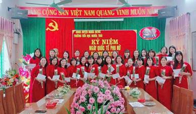 TƯNG BỪNG KỶ NIỆM NGÀY QUỐC TẾ PHỤ NỮ 8/3 TẠI TRƯỜNG TIỂU HỌC XÃ NGHĨA THÁI TƯNG BỪNG KỶ NIỆM NGÀY QUỐC TẾ PHỤ NỮ 8/3 TẠI TRƯỜNG TIỂU HỌC XÃ NGHĨA THÁI