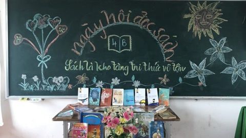 Tiểu học xã Nghĩa Thái tuyên truyền hưởng ứng Ngày sách Việt Nam 21 – 4 Tiểu học xã Nghĩa Thái tuyên truyền hưởng ứng Ngày sách Việt Nam 21 – 4