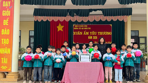 NHỮNG “CHÚ HEO ĐẤT” BIẾT KỂ CHUYỆN: “XUÂN ẤM YÊU THƯƠNG” – HOẠT ĐỘNG THƯỜNG NIÊN TẠI TRƯỜNG TIỂU HỌC NGHĨA THÁI