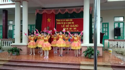 Báo cáo việc thực hiện nhiệm vụ năm học 2021 – 2022 của trường Tiểu học xã Nghĩa Thái